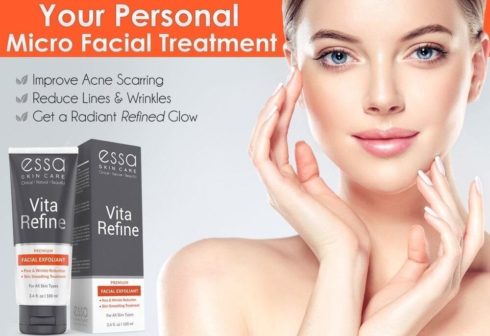 Vita Refine Exfoliating Face Scrub (3.4 Oz.) By Essa